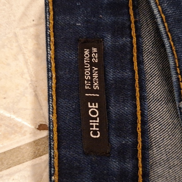 q Women's Blue Jeans Size 22W - Picture 3 of 4